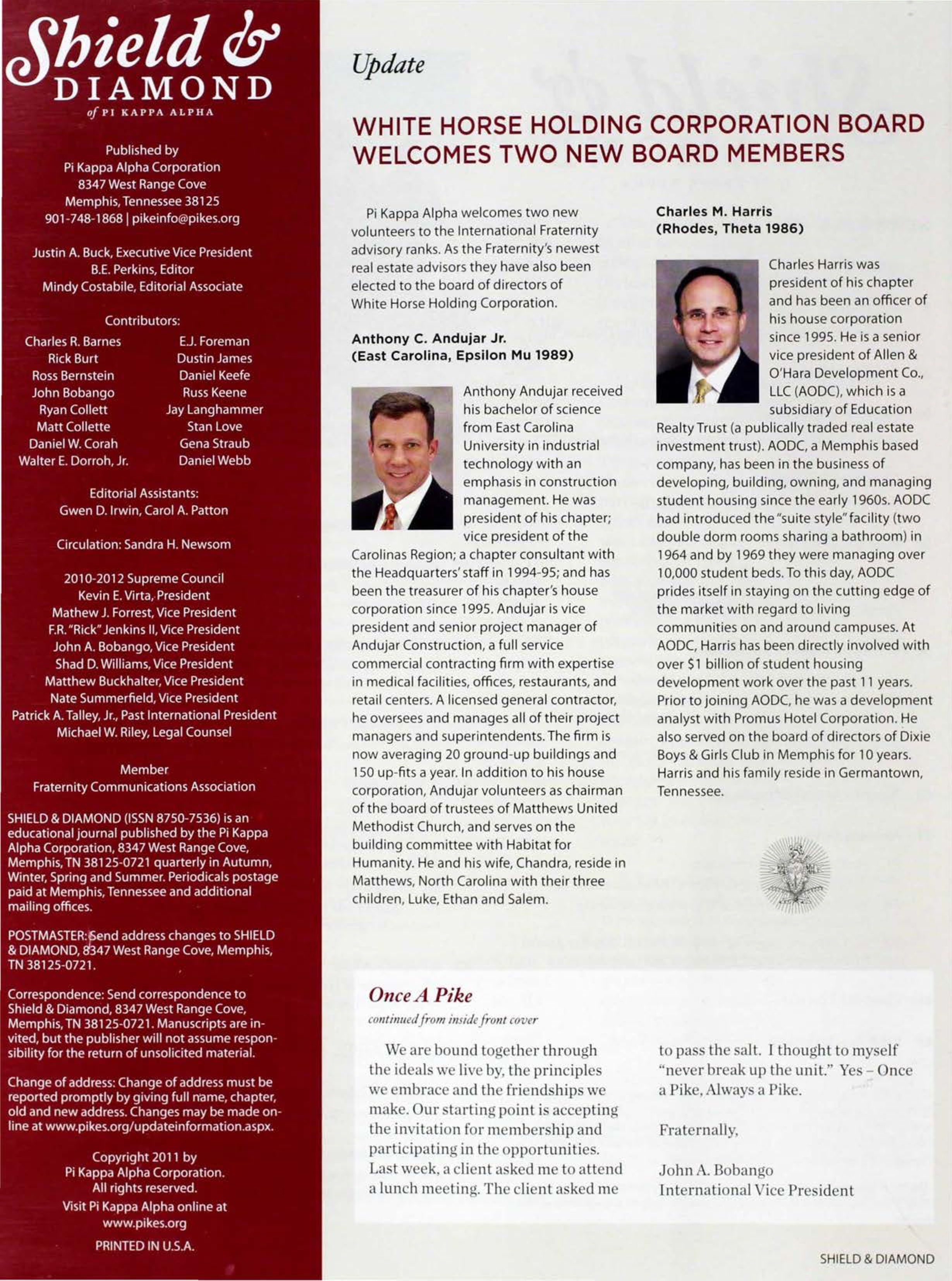 From the Supreme Council: Once a Pike, Always a Pike, Continued